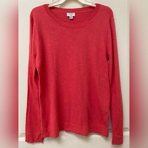 J.Crew Cotton Teddie Sweater Cardigan 100% cotton in color Salmon